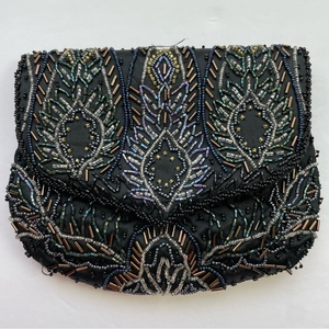 Black Beaded‎ Clutch